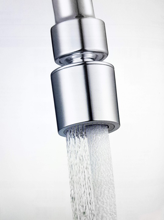 2-FUNKCYJNY nie chlapiący PERLATOR do baterii kuchennej Z PRZEGUBEM NEOPERL