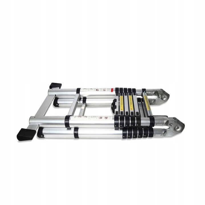 DRABINA ALUMINIOWA TELESKOPOWA PRZEGUBOWA 4.4 M (2 x 220 cm ) 2 x 7 STOPNI