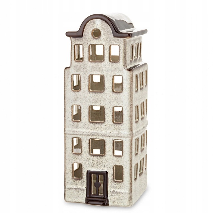 Dekoracja Domek Led Figurka Kamieniczka 26x10x11 cm