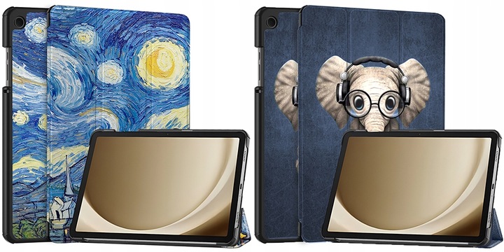 ETUI SMART COVER GRAFIKA do SAMSUNG GALAXY TAB A9 8,7 " SM X110 SM X115