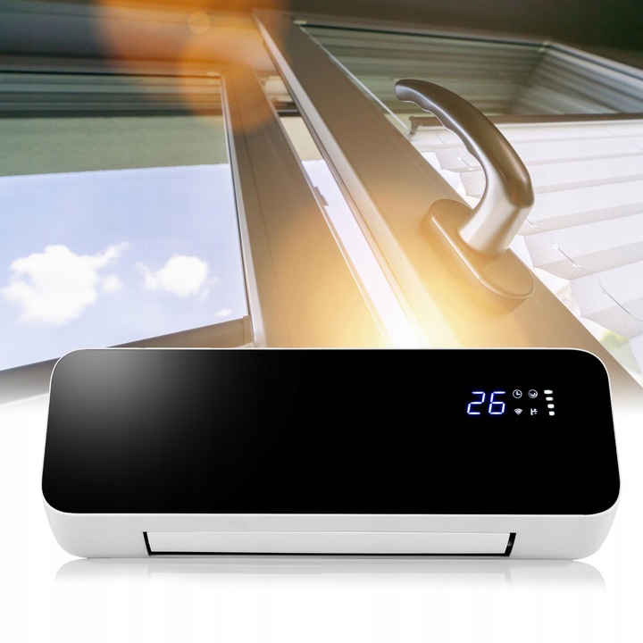 KURTYNA POWIETRZNA TERMOWENTYLATOR GRZEJNIK ELEKTRYCZNY 2000W Wi-Fi + PILOT