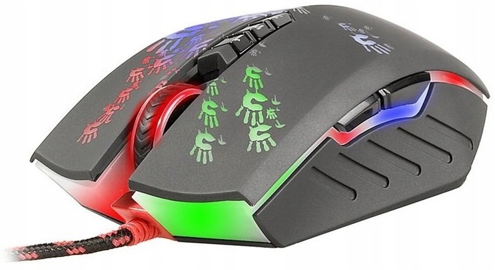 Myszka przewodowa A4Tech Bloody Blazing A60 dla graczy LED USB