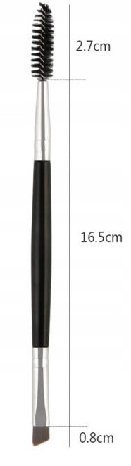 Pędzel do Brwi Skośny do Rzęs Dwustronny