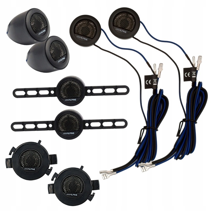 Głośniki samochodowe ALPINE SXE-1750S 16,5 cm 280W BASOWE + WYSOKOTONOWE
