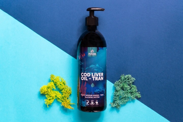 POKUSA Cod Liver Oil Tran z wątroby dorsza 500ml