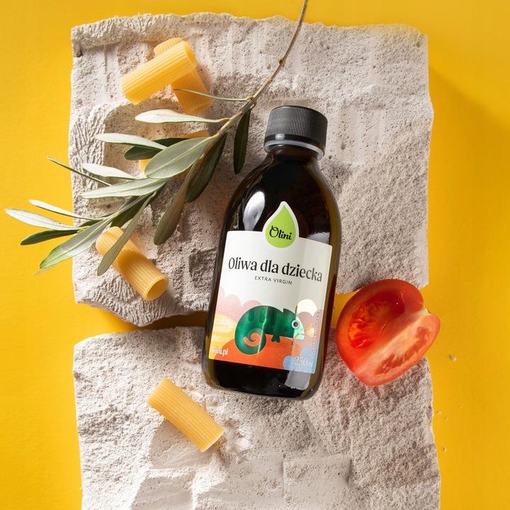 Oliwa z oliwek dla dzieci 100 ml Tłoczona na zimno, nierafinowana