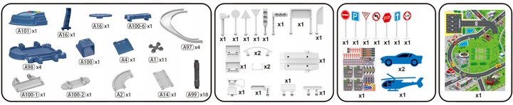 Parking garaż samochodowy zabawka z windą elektryczną zjeżdżalnia dla autek