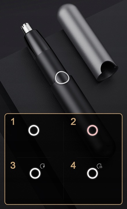 Golarka trymer do włosów nosa uszu Enchen Mocha N