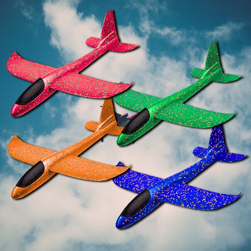 6 X SAMOLOT STYROPIANOWY SZYBOWIEC RZUTKA SAMOLOTY ZE STYROPIANU DLA DZIECI