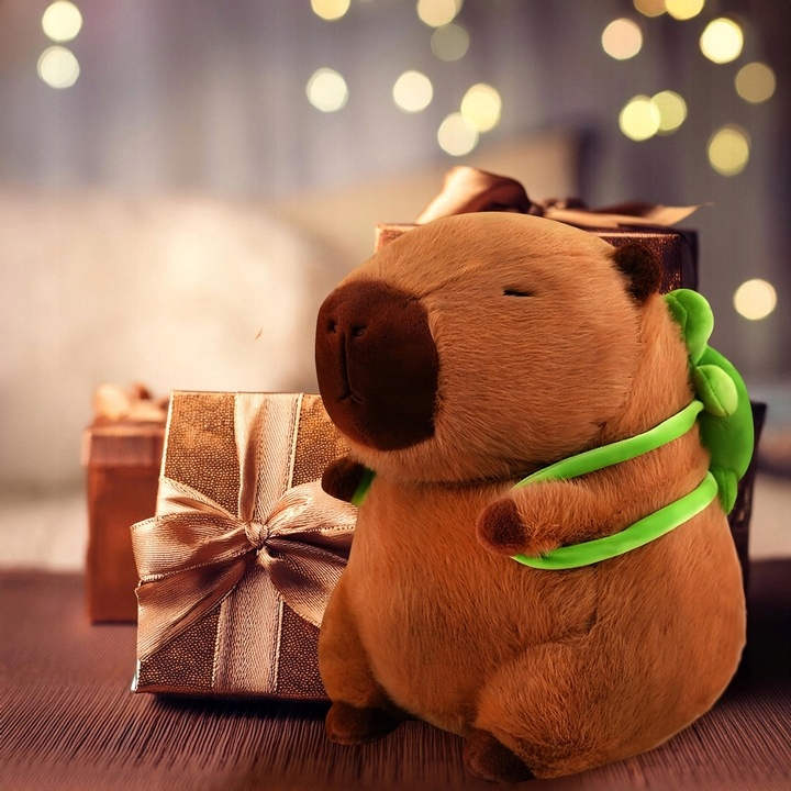 Maskotka Pluszowa Kapibara z Plecakiem 30 cm XL Miękki Pluszak Zwierzątko