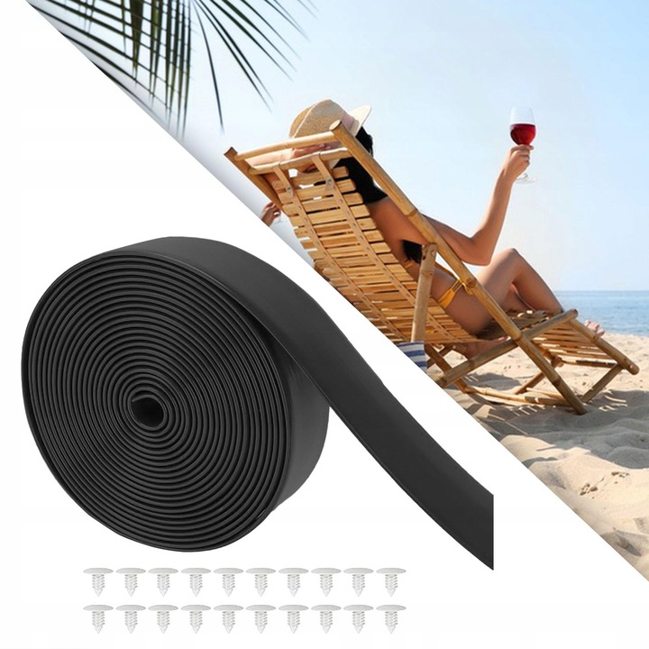 Paski winylowe do naprawy krzeseł ogrodowych 5 cm x 20 stóp Łatwe w