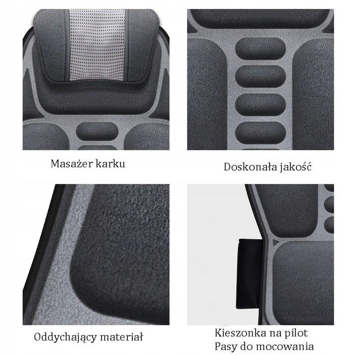 Mata masująca do masażu masażer Shiatsu grzanie do domu i samochodu Gateway