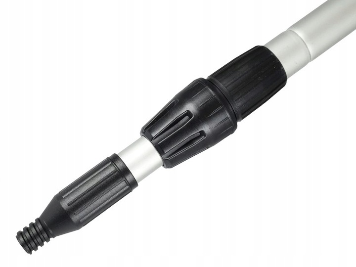 SZCZOTKA PRZEPŁYWOWA 30cm / 12" Z TELESKOPOWYM KIJEM 163 - 300 CM Z ZAWOREM