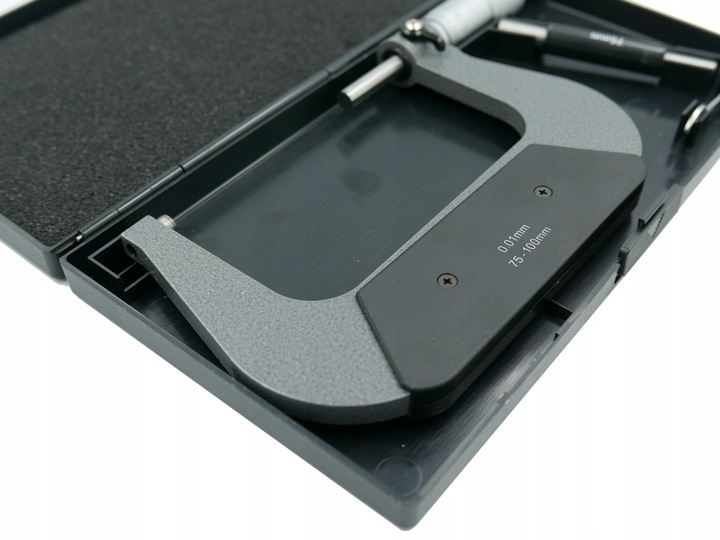 MIKROMETR ŚRUBA MIKROMETRYCZNA MIKROMIERZ ANALOGOWY ZEWNĘTRZNY 75-100 MM