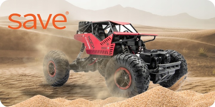 Samochód Zdalnie Sterowany Terenowy 4x4 Auto Na Pilota Z KOŁAMI GĄSIENICAMI