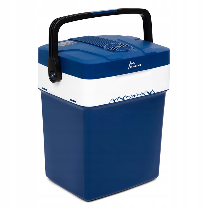 LODÓWKA TURYSTYCZNA 32L SAMOCHODOWA AGREGAT 12-230V LCD USB FUNKCJA GRZANIA