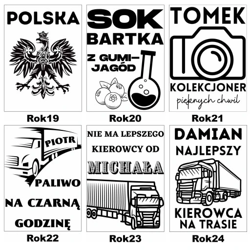 PREZENT NA URODZINY PIERSIÓWKA GRAWER 18 30 40 50