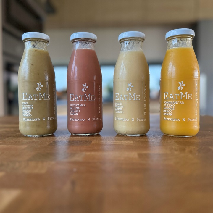 Mus owocowy smoothie mango banan pomarańcza 6x240ml przekąska bez cukru