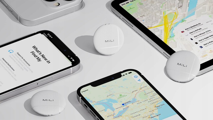 Lokalizator GPS LiTag MiLi IOS APLLE do plecaka kluczy bagażu roweru obroży