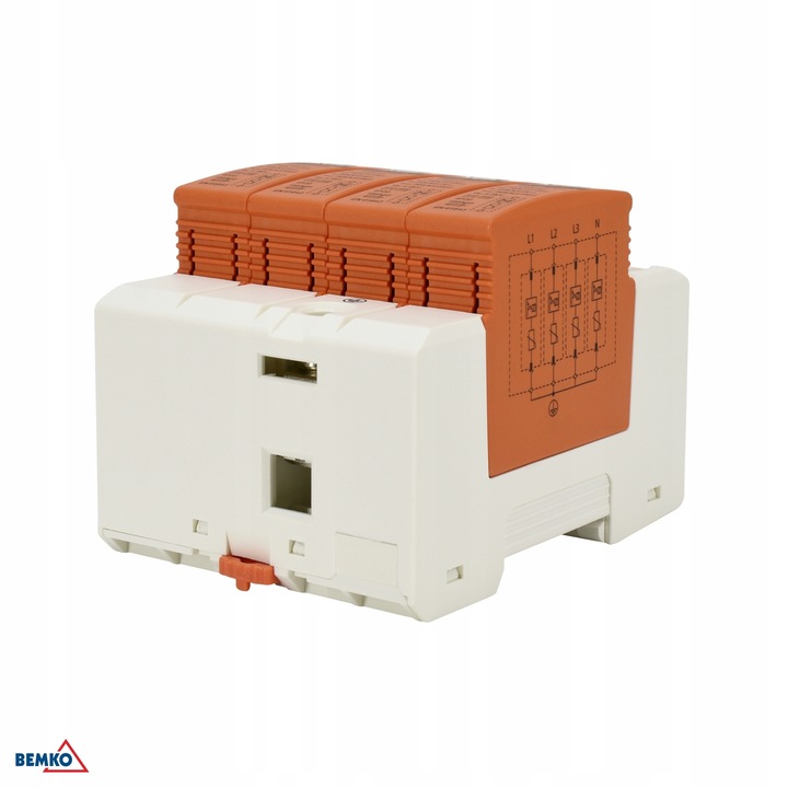 OCHRONNIK PRZEPIĘĆ 4P 5kA KLASA T1+T2 (B+C) SCHELINGER A51-SPD01-4P-B+C