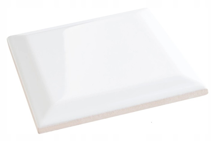 Płytka Tamoe Bianco kafel 9,8x9,8 G.I połówki - 10szt