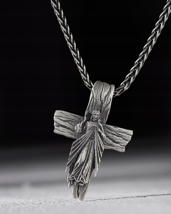 Srebrny łańcuszek - splot SPIGA 55