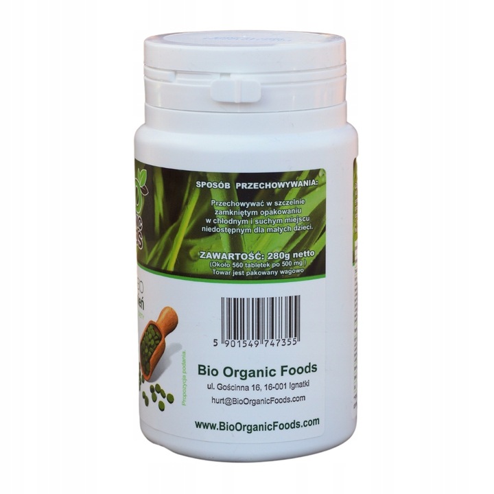 BIO Młody Jęczmień 280g TABLETKI suplement diety