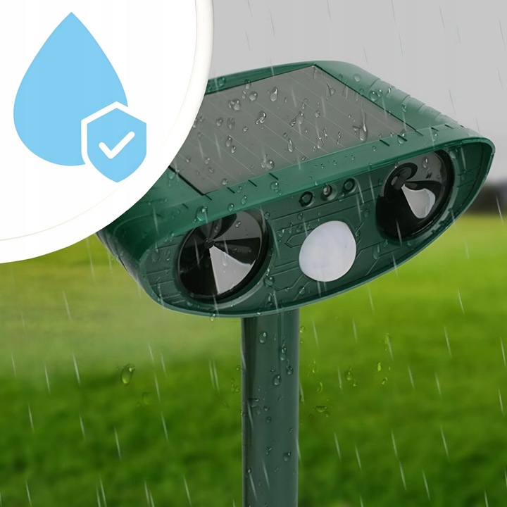 ODSTRASZACZ ZWIERZĄT KOTÓW PSÓW DZIKÓW SAREN PTAKÓW ITP + Lokalizator Ruchu