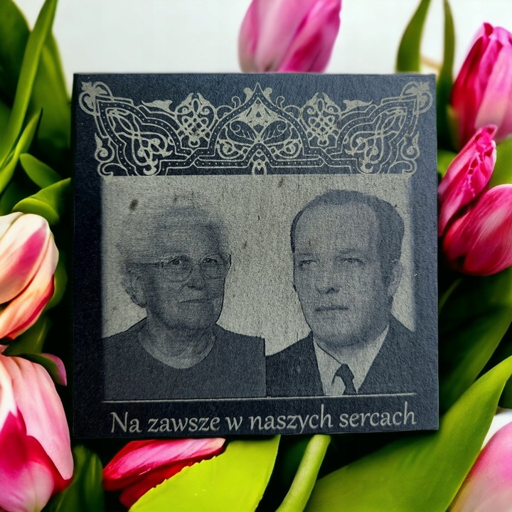 Tabliczka na nagrobek, książka na nagrobek, tablica nagrobna ze zdjęciem