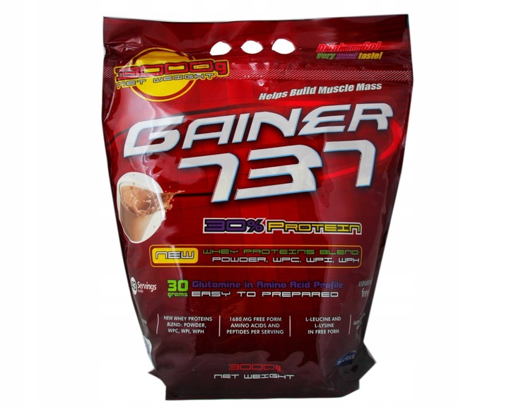 2x GAINER 737 3000g MEGABOL 3 MASA MASS CAPPUCCINO