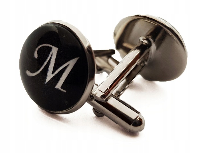 Spinki do Mankietów Koszuli z Inicjałami do Ślubu Ślub Inicjały