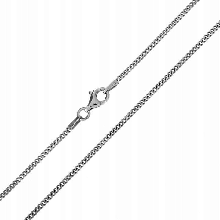 Wyrafinowany naszyjnik srebrny Anker 925, 45 cm