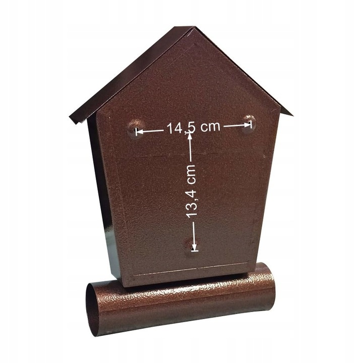 Skrzynka na listy T6/T - BRĄZOWY POLSKA SKRZYNKA POCZTOWA