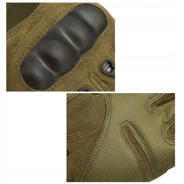 RĘKAWICE TAKTYCZNE BOJOWE rozm. XL SURVIVAL MILITARNE RĘKAWICZKI BEZ PALCÓW