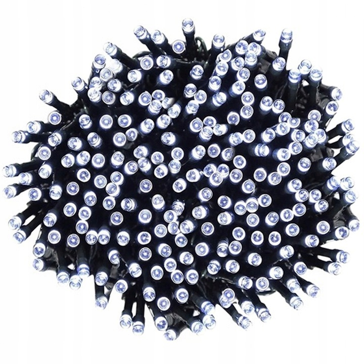 LAMPKI CHOINKOWE 1000 LED BIAŁE ZIMNE + FLASH 72M ŚWIATEŁKA LED ZEWNĘTRZNE