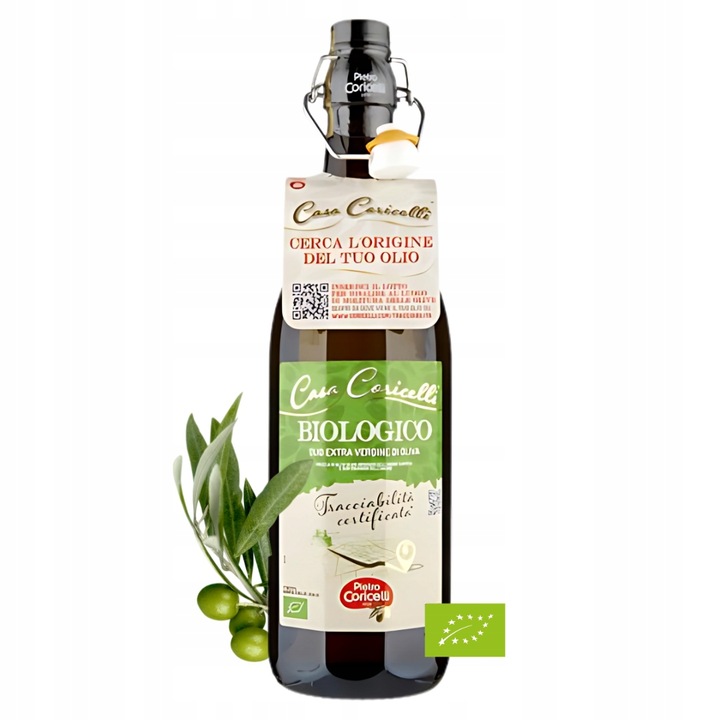 Coricelli BIO 1L - Oliwa z oliwek 100% WŁOSKA Extra Vergine 1000 ml