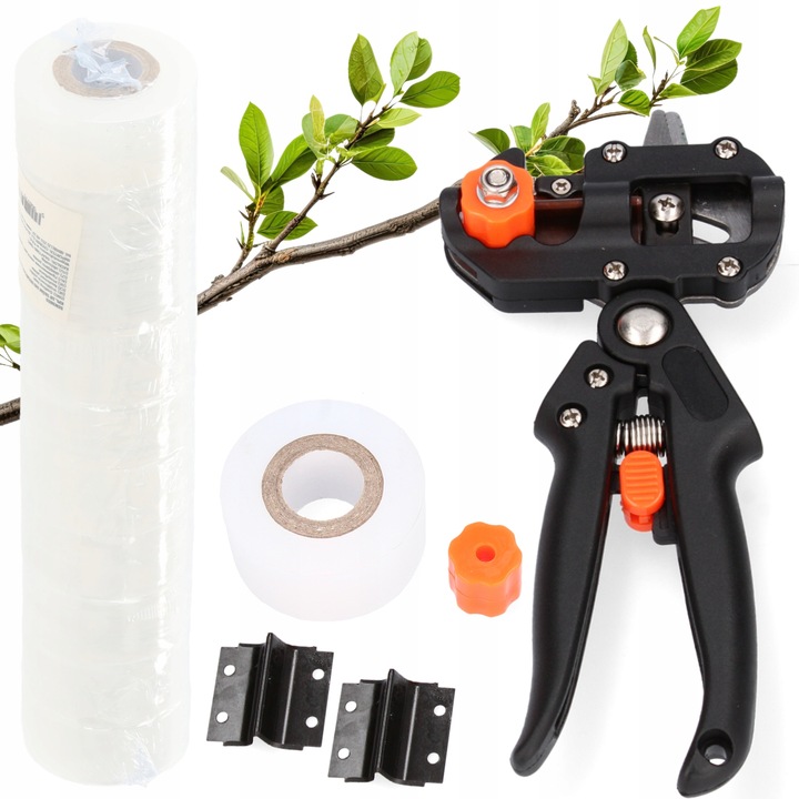 SEKATOR NOŻYCOWY NOŻYCE DO SZCZEPIEŃ OKULIZACJI DRZEW TAŚMA GRATIS