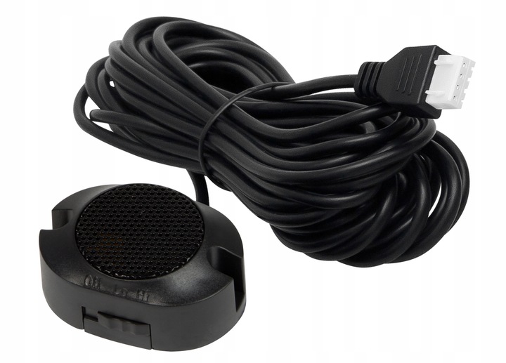 4X CZUJNIKI COFANIA PARKOWANIA BUZZER ZESTAW PRZÓD TYŁ SREBRNE UNIWERSALNE