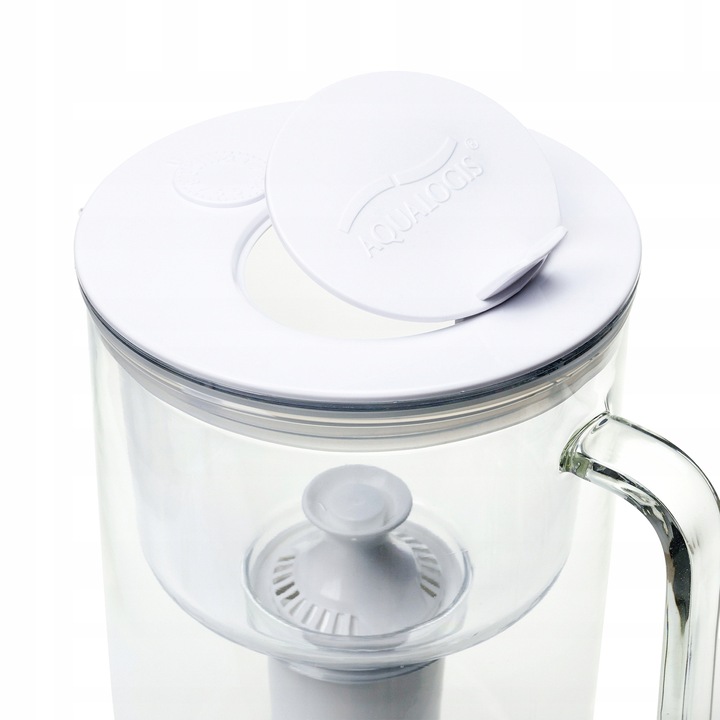 Szklany dzbanek filtrujący Sonata Biały + 6 wkładów UniX