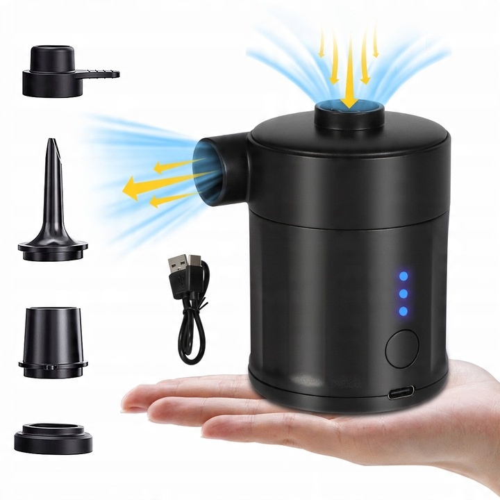 AKUMULATOR MINI POMPA ELEKTRYCZNA NADAJE SIĘ DO PONTONÓW/MATERACY 4000mah