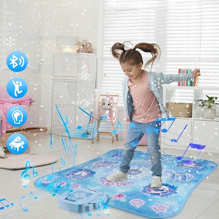 MATA DO TAŃCZENIA MUZYCZNA TANECZNA DLA DZIECI GRA INTERAKTYWNA TAŃCA ZABAW