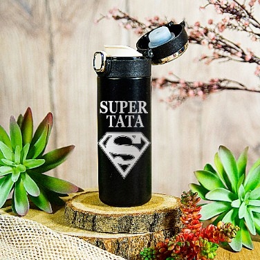 TERMOS KUBEK TERMICZNY na PREZENT dla NIEGO Taty Faceta Brata Wyświetlacz