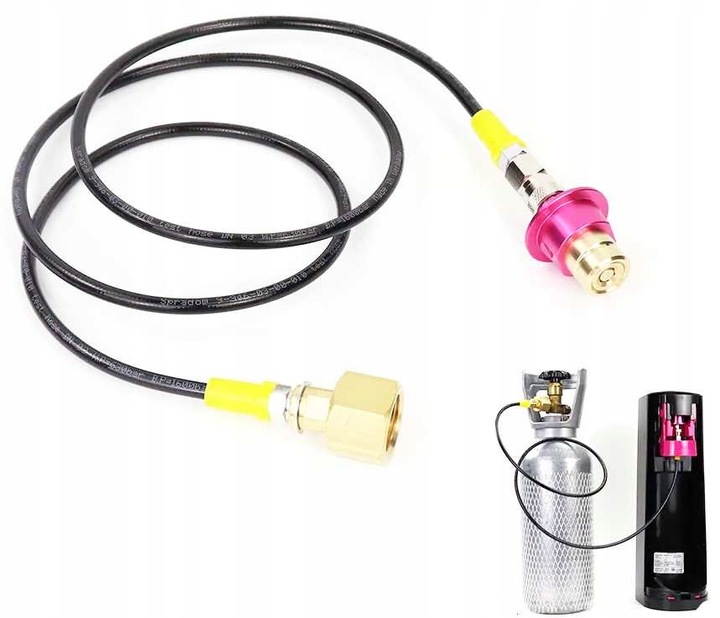 Przewód Adapter Przetoczka Do Sodastream Terra Art Quick Connect 125cm 1,2m