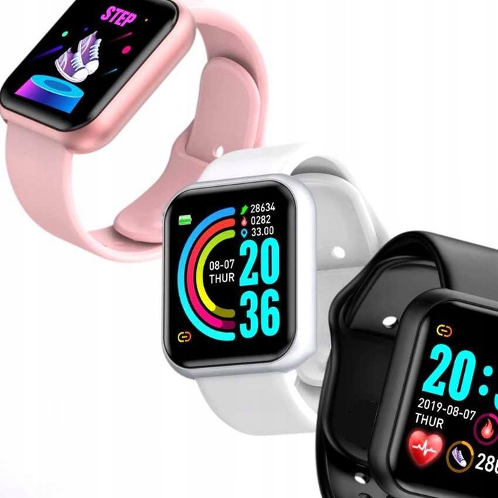 SMARTWATCH ZEGAREK KROKI PULSOKSYMETR TĘTNO FIT PL