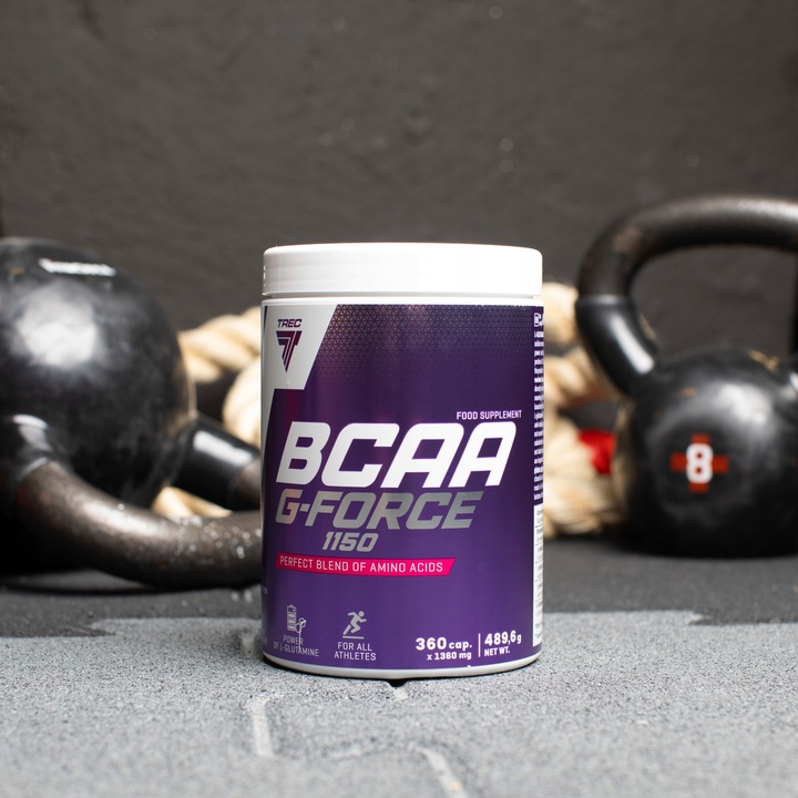 SILNE AMINOKWASY!! BCAA G-FORCE 90 kaps. Trec!!