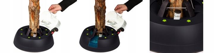 STOJAK CHOINKOWY KAMAI PODSTAWKA NA DRZEWKO 2,5M + GRATIS 100 ŚWIATEŁEK LED