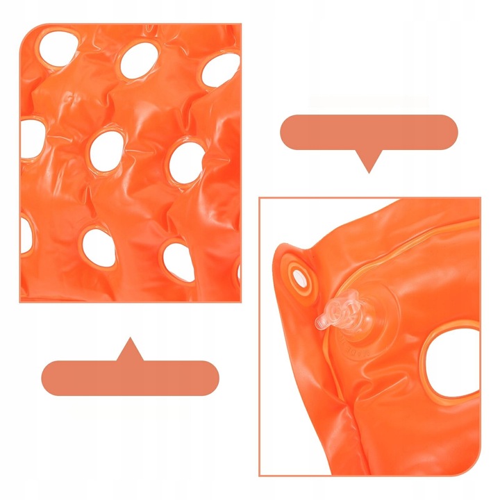 PODKŁADKA PODUSZKA NADMUCHIWANA ODDYCHAJĄCA PRZECIWODLEŻYNOWA