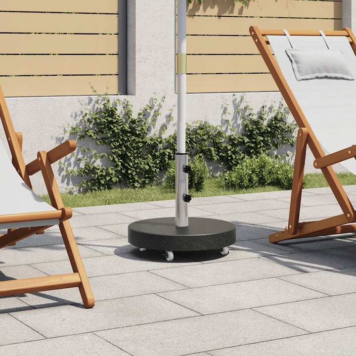 Podstawa pod parasol, granitowa, 30 kg, okrągła,