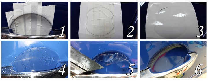 FOLIA OCHRONNA PPF # LAMPY REFLEKTORY PROGI 50x100