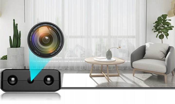 MINI KAMERA WIFI SZPIEGOWSKA UKRYTA ANDROID ZDALNY PODGLĄD CZUJNIK RUCHU